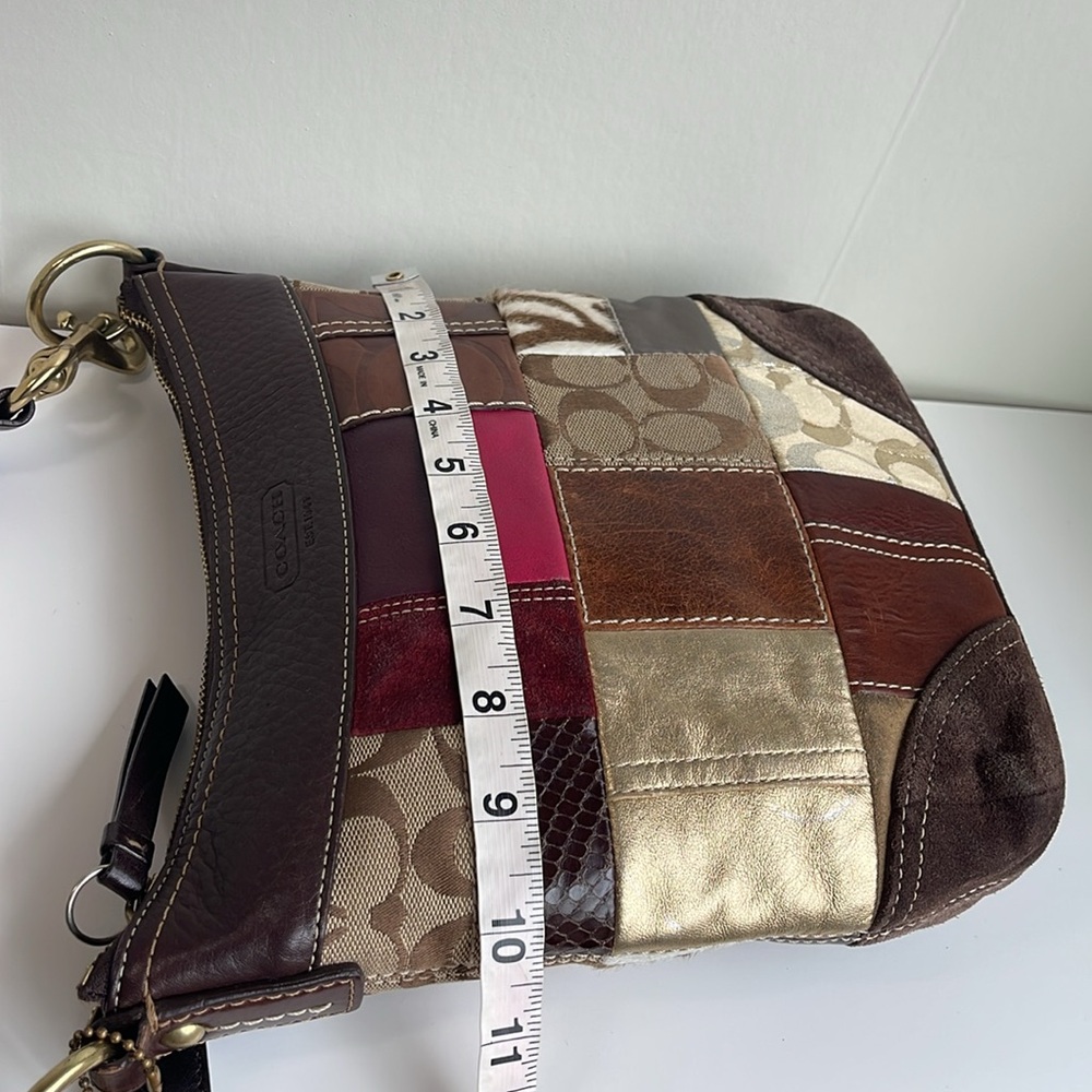 COACH Vintage Patchwork Shoulder Crossbody Bag - Picture 17 of 17
